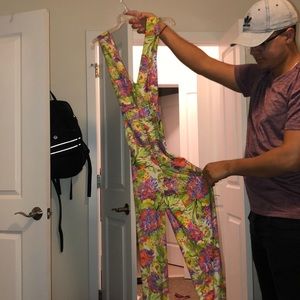 Floral Pront Romper